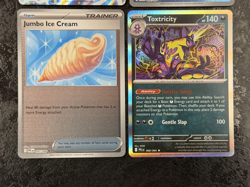 POKEMON ROTOM EX-DEWGONG-JUMBO ICE CREAM-TOXTRICITY CARDS (PACK OF 4) - Image 3