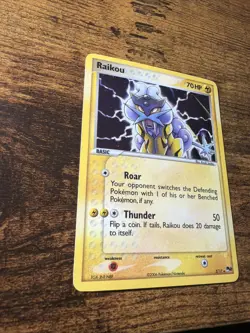 Pokemon TCG Raikou POP RARE PROMO Holo 3/17 Pokemon Promos Holo Promo Promo - Image 3