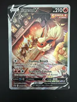 Flareon V SWSH179 - 2019 Pokemon Sword & Shield Promo Premium Collection NM!! - Image 1
