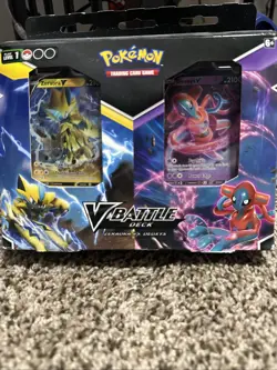 Pokemon TCG v Battle Deck Bundle Box Zeraora vs Deoxys Sealed Unopened Box - Image 1