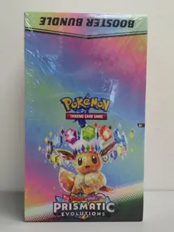 2025 Pokemon Prismatic Evolutions Factory Sealed Booster Bundle Display Box (c) - Image 1