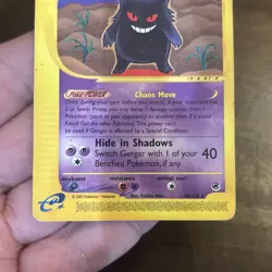 Gengar 48/165 Rare Expedition 2002 Non Holo E-Reader English WOTC Pokemon TCG - Image 3