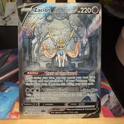 Zacian V GG48/GG70 Crown Zenith Galarian Gallery Full Art Holo Pokemon TCG MINT - Image 1