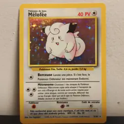 MELOFEE HOLO - POKEMON 5/102 SET DE BASE EDITION 2 FR - Image 1