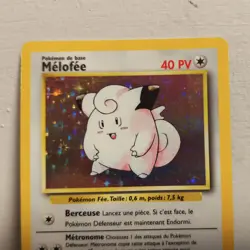 MELOFEE HOLO - POKEMON 5/102 SET DE BASE EDITION 2 FR - Image 2