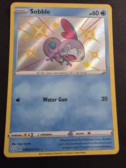 2021 POKEMON SOBBLE SV025 SHINING FATES SHINY VAULT RARE HOLO LP - Image 1