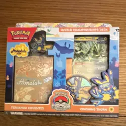 Pokemon TCG 2024 World Championships Deck Crushing Thorn Iron Thorns Honolulu - Image 1