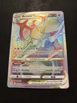 Pokemon TCG: SWSH- Arceus VSTAR (Secret) 176/172 Rainbow - Image 1