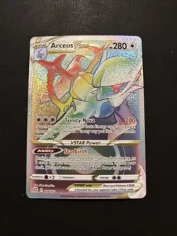 Pokemon TCG: SWSH- Arceus VSTAR (Secret) 176/172 Rainbow - Image 2