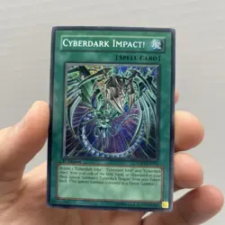 Yugioh Secret Rare Cyberdark Impact! TAEV-EN054 1st Edition VLP - Image 1