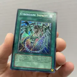 Yugioh Secret Rare Cyberdark Impact! TAEV-EN054 1st Edition VLP - Image 2