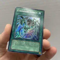 Yugioh Secret Rare Cyberdark Impact! TAEV-EN054 1st Edition VLP - Image 3