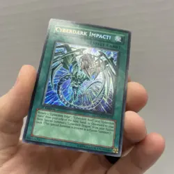 Yugioh Secret Rare Cyberdark Impact! TAEV-EN054 1st Edition VLP - Image 4