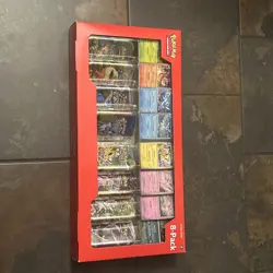 Pokemon TCG Scarlet & Violet Prismatic Evolutions Mini Tins Sealed 8 Pack Costco - Image 1