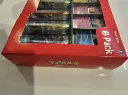 Pokemon TCG Scarlet & Violet Prismatic Evolutions Mini Tins 8-Pack Costco SEALED - Image 4