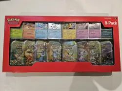 Pokemon TCG Scarlet & Violet Prismatic Evolutions Mini Tins 8-Pack Costco SEALED - Image 1