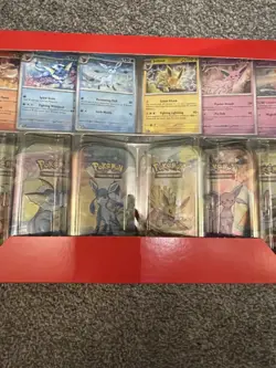 Pokemon TCG Scarlet & Violet Prismatic Evolutions Mini Tins 8-Pack Costco SEALED - Image 5