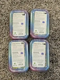 Lot of (4) Pokemon TCG Scarlet & Violet Prismatic Evolutions Mini Tins SEALED - Image 2