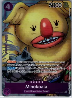 Minokoala (Box Topper) OP02-086 English Paramount War - One Piece Card - NM - Image 1