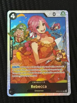 Rebecca OP05-091 SR Awakening Of The New Era English One Piece Card - Image 1