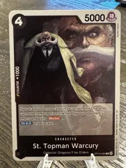 One Piece TCG English OP13-089 St. Topman Warcury R Foil - Image 1