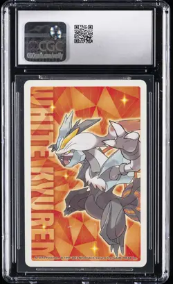 2012 POKEMON JPN PLAYING CARDS WHITE 2 DECK #9 OF DIAMONDS ARCANINE CGC 9 - Image 2