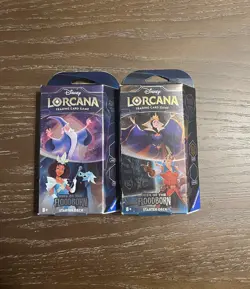 Disney Lorcana Rise of the Floodborn Starter Deck New/Sealed - Lot of 2 - Image 1