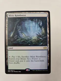 Misty Rainforest Modern Horizons 2 Regular Rare. 250. NM. - Image 2