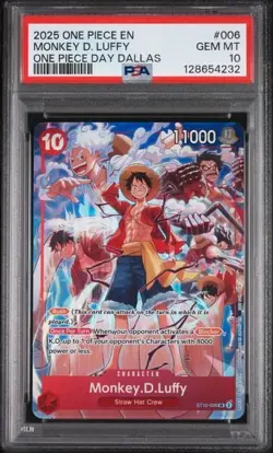 Monkey.D.Luffy (One Piece Day Dallas 2025) ST10-006 One Piece Promotion Cards... - Image 1