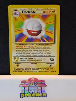 Electrode 021/102 Base Set Regular Non Holo Rare Pokemon Tcg LP/NM - Image 1
