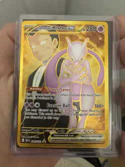 Pokemon TCG Team Rocket's Mewtwo ex 240/182 Sv10: Destined Rivals Holo - Image 2