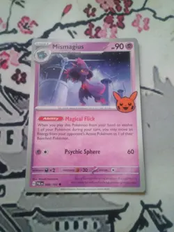 Pokemon Card Single Mismagius 088/193 2023 Trick or Trade Near Mint TCG A45 - Image 1