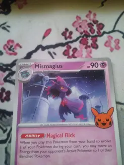 Pokemon Card Single Mismagius 088/193 2023 Trick or Trade Near Mint TCG A45 - Image 3