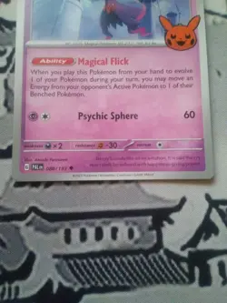 Pokemon Card Single Mismagius 088/193 2023 Trick or Trade Near Mint TCG A45 - Image 4