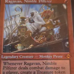 Ragavan, Nimble Pilferer (Retro Frame) Modern Horizons 2 Regular Monkey Pirate - Image 1