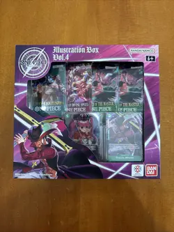 ONE PIECE CARD GAME ILLUSTRATION BOX VOL 4 BANDAI NAMCO BRAND NEW SEALED - Image 1