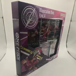 One Piece Card Game Illustration Box Vol 4. (4 Boosters / New Factory Sealed) - Image 3