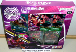 ONE PIECE CARD GAME ILLUSTRATION BOX VOL 4 BANDAI NAMCO BRAND NEW SEALED - Image 1
