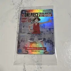 Bandai One Piece Monkey D. Luffy Promo Card College Basketball US Voyage - Image 1