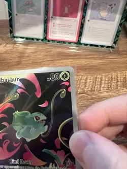 Pokemon Bulbasaur Holo Card 133/132 Me01 Illustration Rare NM Condition - Image 4