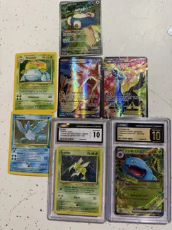 Pokemon TCG Card Lot Venusaur Snorlax Gyarados EX Xerneas EX Articuno Scyther - Image 1