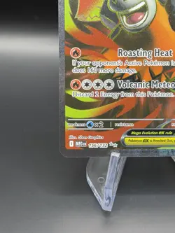 Mega Camerupt EX 156/132 Mega Evolution Full Art Holo Rare Pokemon Card NM - Image 3