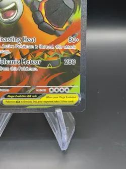 Mega Camerupt EX 156/132 Mega Evolution Full Art Holo Rare Pokemon Card NM - Image 5