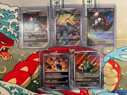 Pokemon Ancient & Future Paradox Cards Lot - Flutter Mane, Iron Treads EX, Ir - Image 1