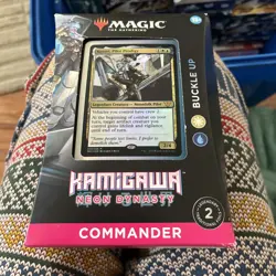 WOTC MtG Commander Kamigawa - Neon Dynasty - Buckle Up Sealed 195166105352 - Image 1