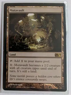 Mutavault Core Set 2014 (M14) - MTG RARE - Image 1