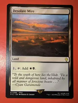 MTG, MAGIC: DESOLATE MIRE, FIC, RARE, 0386- NM - REGULAR - Image 1