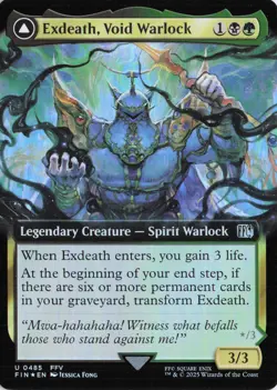 Exdeath, Void Warlock (Extended Art) - 485, FIN, Foil - Image 1