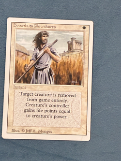 Swords to Plowshares, Revised Edition, Magic the Gathering MTG - Image 1