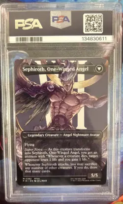 Sephiroth, Fabled SOLDIER (0382) (Borderless) Final Fantasy - PSA 9 - Image 2